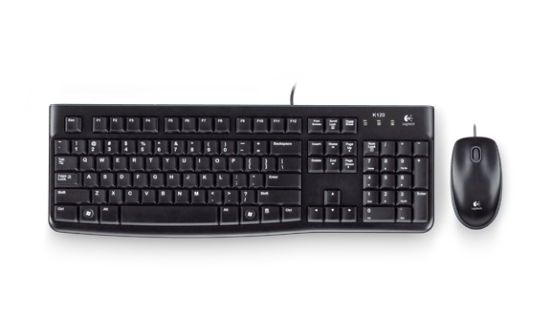 Slika TAST + MIŠ LOGITECH MK120 Wired Desktop YU + miš, USB