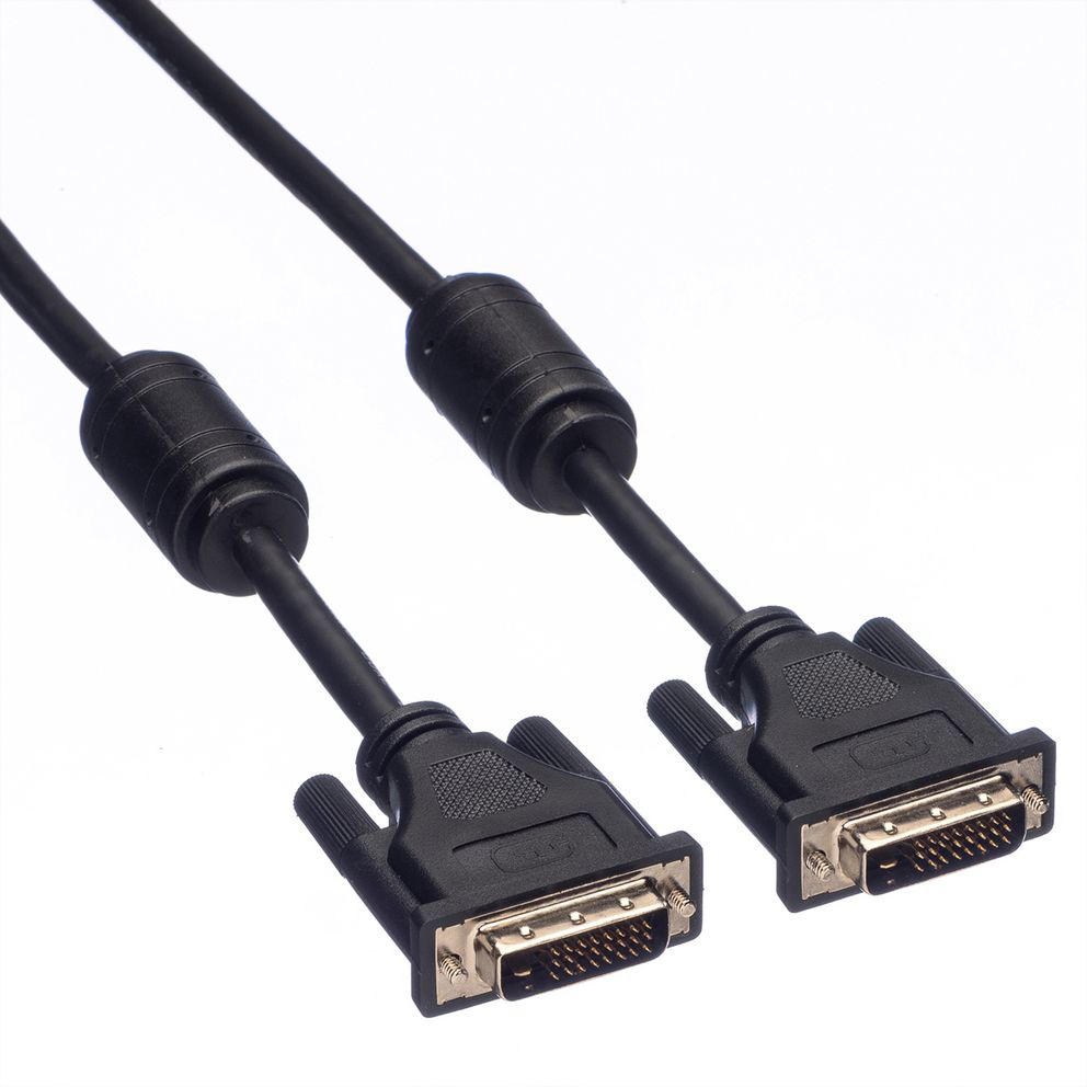 Secomp Monitor DVI Cable, DVI M - DVI M, (24+1) dual link 2.0m