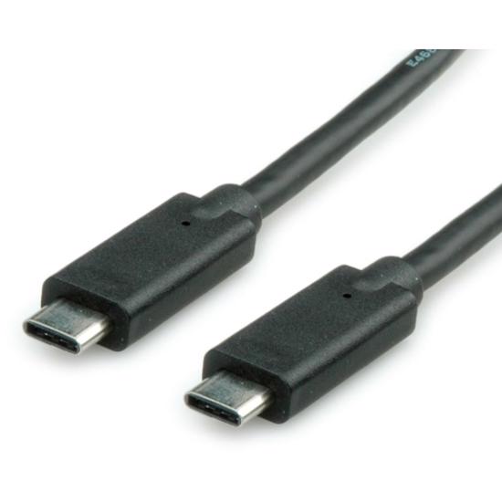 Picture of Secomp Roline USB3.1 Cable, C-C , M/M, black, 1m