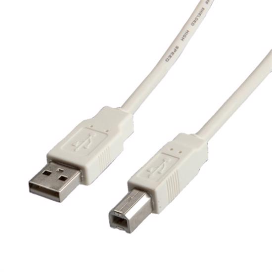 Picture of Secomp USB2.0 A-B M/M beige 1.8m printer