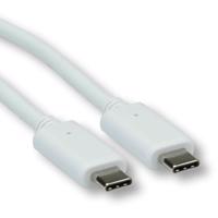 Picture of Secomp Value USB3.1 Cablewith Emark, C-C, M/M, white, 1.0 m