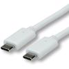 Picture of Secomp Value USB3.1 Cablewith Emark, C-C, M/M, white, 1.0 m