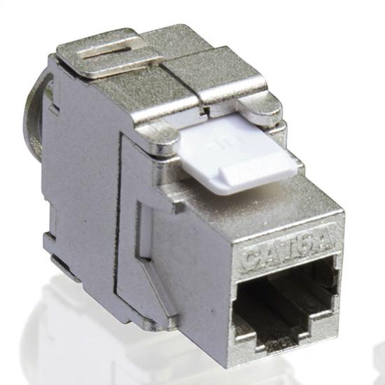 Picture of Secomp Value Keystone Jack, Cat6a, STP, toolless, silver