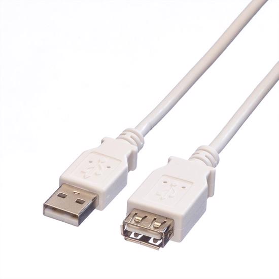 Picture of Secomp USB2.0 A-A M/F beige 3.0m produžni kabl