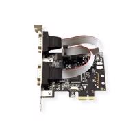 Picture of Secomp Value PCI-Express Adapter, 2x Serial RS232 D-Sub 9 Ports