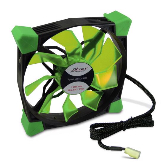 Picture of InterTech Fan 120mm Nitrox N-120-GR LED