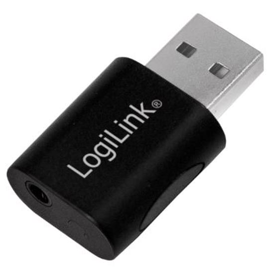Picture of USB Audio Adapter black 1x3.5mm