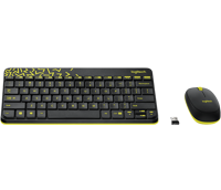 Picture of Logitech MK240 Wireless Desktop USB Black YU