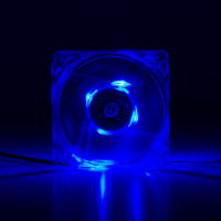 Picture of LogiLink Ventilator 80x80x25 mm, 4x LED, plava