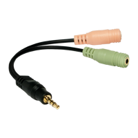 Picture of LogiLink Audio adapter 4-pin muški 3.5 mm stereo na 2x 3.5mm ženski