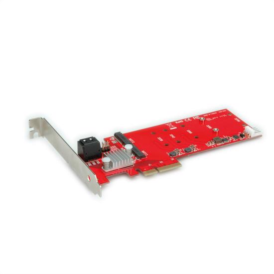 Picture of Secomp Roline PCIE Adapter RAID 2xM2, 2xSata