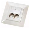 Picture of ROLINE Flush Mount Wall Jack Cat5e STP class D white