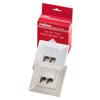 Picture of ROLINE Flush Mount Wall Jack Cat5e STP class D white