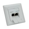 Picture of Secomp Roline utičnica uzidna CAT6A/Class EA 2XRJ45 STP white sa modulima