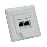 Picture of Secomp Roline utičnica uzidna CAT6A/Class EA 2XRJ45 STP white sa modulima