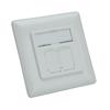Picture of Secomp Roline utičnica uzidna CAT6A/Class EA 2XRJ45 STP white sa modulima
