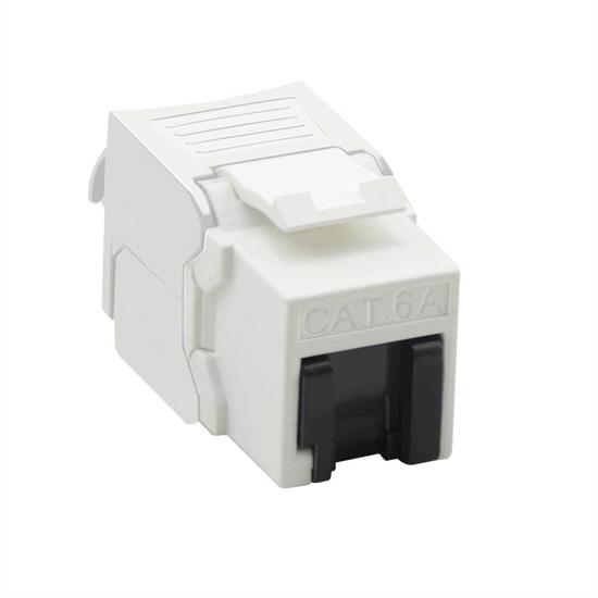 Picture of Secomp Value Keystone Jack Cat6a UTP toolless white