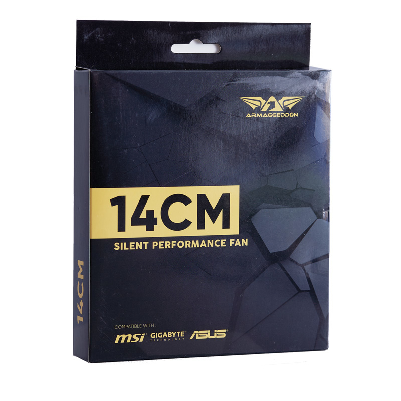 Armaggeddon Silent black 14cm cooler