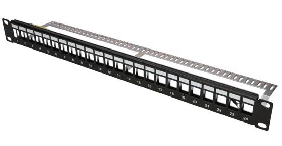 Picture of Extralink 24 port STP 19" modular patchpanel