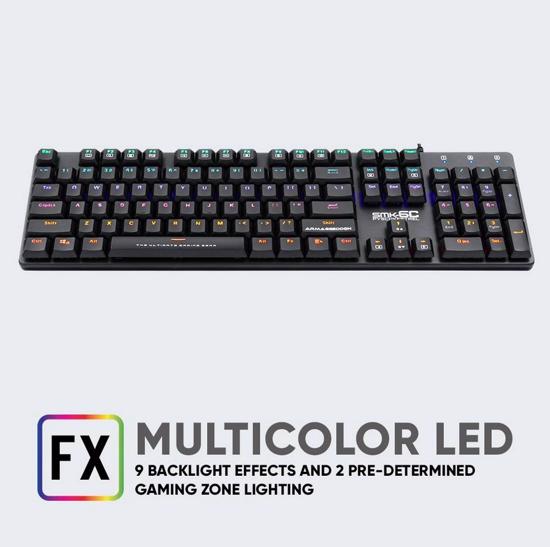 Picture of ARMAGGEDDON SMK-6C Psychfalconet Blue Switch Low-Profile, mehanička tastatura