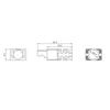 Picture of Secomp Roline Modular RJ45 arch latch plug Cat6/Cl.E UTP 10 kom.