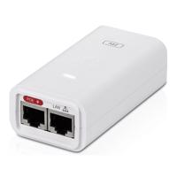 Picture of Ubiquiti Power supply 24V 0.5A Gigabit with PoE injector, POE-24-12W-G-WH
