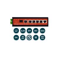 Picture of Wi-Tek WI-PMS305GF-I 5GE+1SFP Ports 48V L2 Managed Industrial PoE Switch with 4-Port PoE