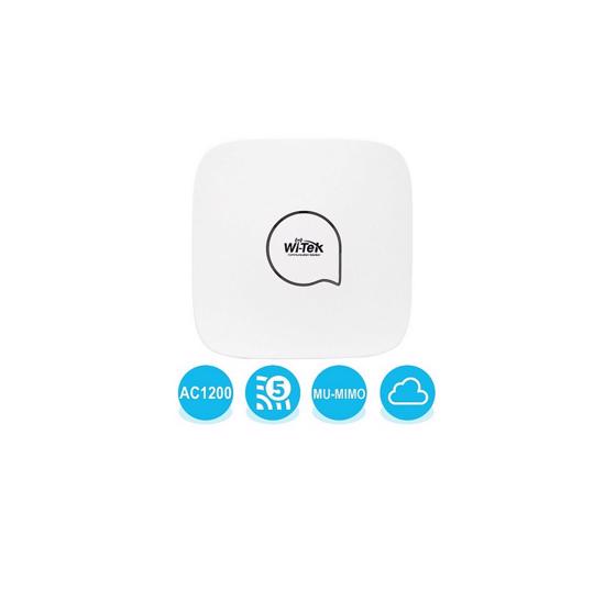 Picture of Wi-Tek WI-AP217, 11AC Wave2 Dual Band 1200Mbps Gigabit Indoor Ceiling Mount Cloud Access Point
