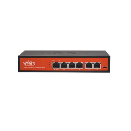 Picture of Wi-Tek WI-PS305G 6-Port 48V Gigabit Ports PoE Switch with 4-Port PoE