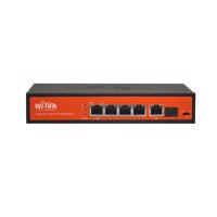 Picture of Wi-Tek WI-PS305GF 4 PoE GE 1GE 1 SFP 48V Gigabit PoE Switch
