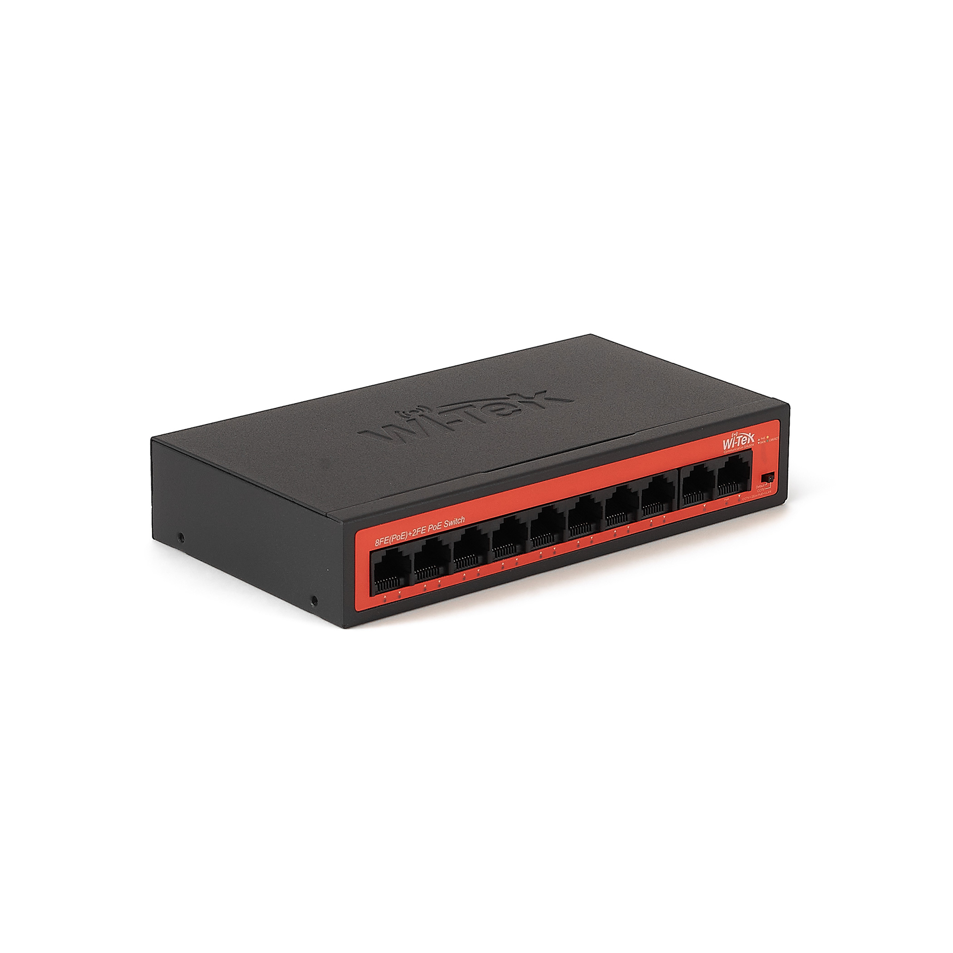 Wi-Tek WI-PS210H 10-Port 48V 100Mbps economical PoE Switch with 8-Port ...