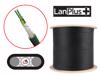 Picture of LanPlus Fiber optic cable 12FO 2km Outdoor flat ADSS, G652D, FRP, GFR, HDPE