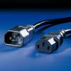 Picture of Secomp Roline Monitor Power Cable, IEC320 C14 - C13, black, 1.0m