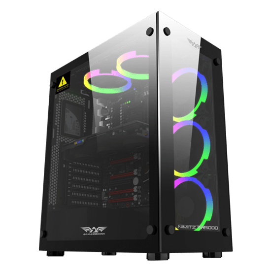 Picture of TR5000/i3/H410M/TX COMMND/AFOX RX550/RAM 8GB/SSD 256GB/700W/TX-12 SPY-2