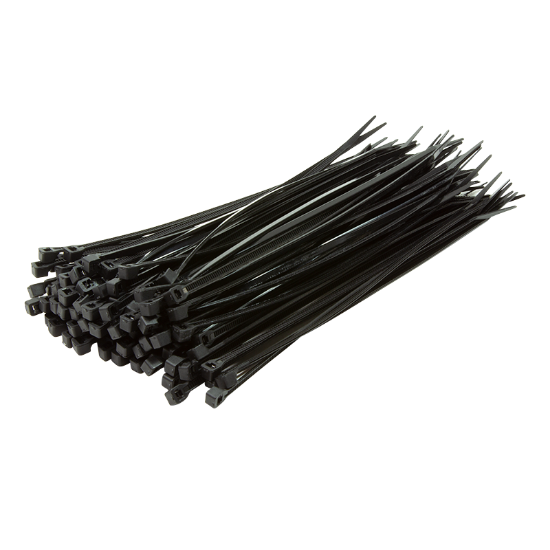 Slika LogiLink Vezice 100 kom, 100x2.5mm, crna