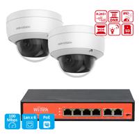 Picture of Paket 1: 2 IP kamere Hikvision, 1  switch WiTek