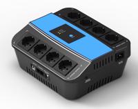 Picture of LanPlus Flat UPS 800VA 480W USB+RJ11 Schuko