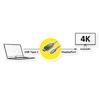 Picture of Secomp STANDARD Type C - DisplayPort Cable, M/M, 1.0 m