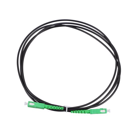 Picture of Extralink Patchcord SC/APC-SC/APC SM Simplex 3.0mm 3.0m, crni