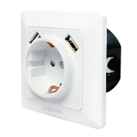 Picture of Logilink uzidna utičnica šuko, 2 USB-A