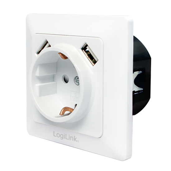 Picture of Logilink uzidna utičnica šuko, 2 USB-A