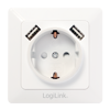 Picture of Logilink uzidna utičnica šuko, 2 USB-A