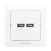 Picture of Logilink uzidna utičnica, 2 USB-A