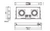 Picture of Logilink ventilator panel sa 2 ventilatora i termostatom, 1U, 465 x 220, crni