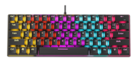 Picture of ARMAGGEDDON MKA-1C Neo Psychswift (Clicky) LED Backlight Mechanical Keyboard Black