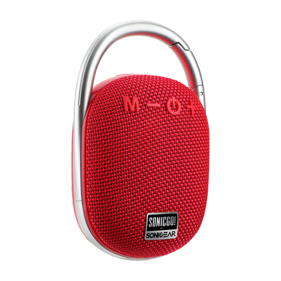Picture of SONICGO! 1 Red Portable Wireless Speaker Bluetooth