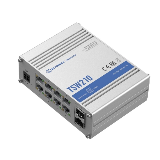 Slika Teltonika TSW210, Switch 8 x 10/100/1000, 2 x SFP port