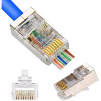 Picture of Konektori pass through, FTP Shield, RJ45, cat6  - pakovanje 100kom