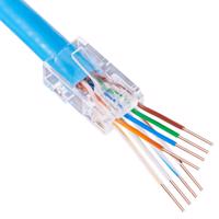 Picture of Konektori pass through, UTP, RJ45, cat6  - pakovanje 100kom