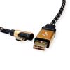 Picture of Secomp Roline Gold USB2.0 Reversibile Type C 90 m/m 1.8m